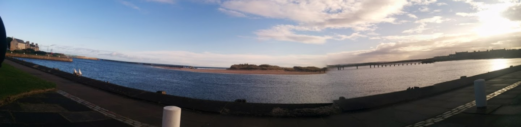 Panoramic of Lossiemouth 3 Showing the Water